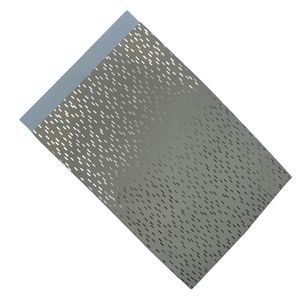 Picture 1 of Cadeauzakjes gemetaliseerd papier 17cm x 25cm creme goud strepen 74gr / m2