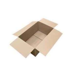Picture 2 of Amerikaanse vouwdoos 586mm x 386mm x 272mm enkel golf C bruin onbedrukt