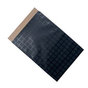 Picture 2 of Cadeauzakjes gecoat papier 17cm x 25cm zwart/grijs ruit 80gr / m2