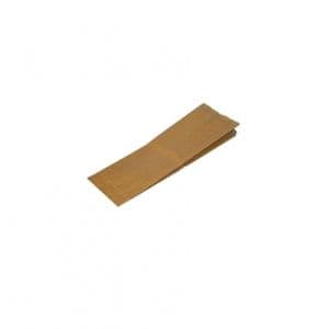Picture 2 of Suikerzak 16cm x 8cm x 45cm 3750gr onbedrukt natronkraft 70gr / m2