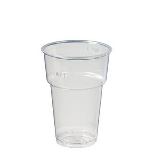 Picture 3 of Bierglas met schuimkraag plastic 250ml transparant