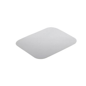 Picture 1 of Aluminium deksels rechthoekig 14cm x 11.5cm zilver