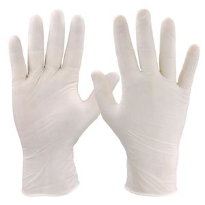 Picture 1 of Handschoenen Latex gepoederd M wit