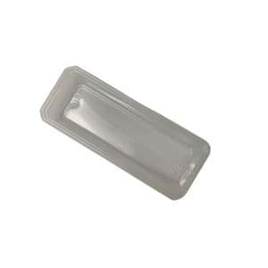 Picture 1 of Deksel sushi tray 22.6cm x 9.7cm x 3.3cm transparant ops