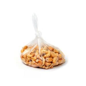 Picture 2 of Plastic zak hdpe met zijvouw 14cm x 8cm x 35cm 8µm ongeperforeerd onbedrukt