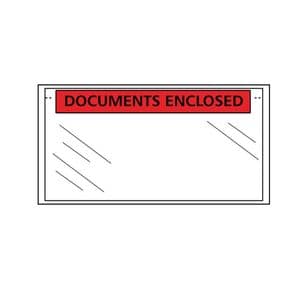 Picture 1 of Paklijstenveloppen plastic 225mm x 122mm documents enclosed