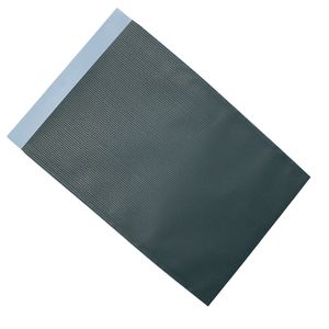 Picture 1 of Cadeauzakjes gecoat papier 17cm x 25cm grijs/goud strepen 70gr / m2