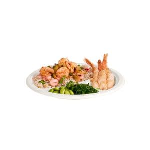 Picture 1 of Borden bagasse/suikerriet rond 3 vaks 22.5cm beige
