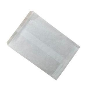 Picture 2 of Cadeauzakjes gebleekt kraft 21cm x 30cm wit onbedrukt 40gr / m2