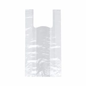 Picture 1 of Hemddraagtas 25cm x 6cm x 50cm transparant ldpe 24µm geblokt/geperforeerd