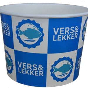 Picture 1 of Karton snackbak bucket vers en lekker vis 42oz