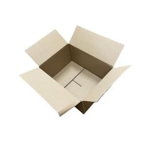 Picture 1 of Amerikaanse vouwdoos 392mm x 292mm x 184mm enkel golf B bruin onbedrukt