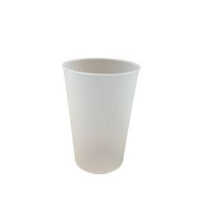 Picture 2 of Beker re-useable pp recht 6cm 11.8cm 430ml mat transparant
