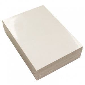 Picture 1 of Prijskaart wit 12cm x 16cm rechthoek