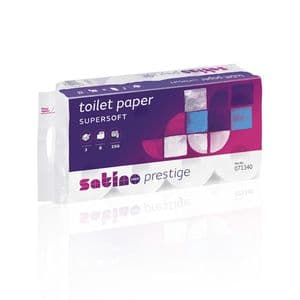 Picture 2 of Toiletpapier Satino 071340 9.4cm x27.5m 3 lagen wit