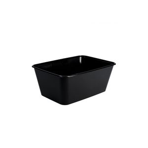Picture 1 of Menubak 18.3cm x 13.5cm x 6.0cm 1000ml 1vaks zwart pp