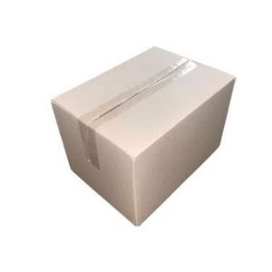 Picture 1 of Amerikaanse vouwdoos 305mm x 220mm x 200mm enkel golf B bruin onbedrukt