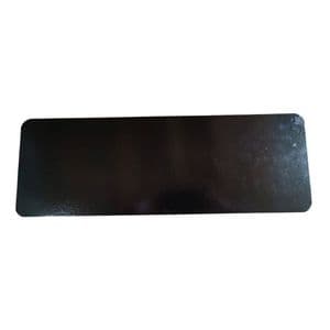 Picture 1 of Goudkarton rechthoekig, afgeronde hoek 48cm x 16.5cm metallic goud/zwart