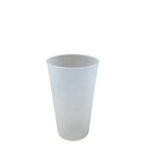 Picture 2 of Beker re-useable pp recht 6.7cm 11.8cm 515ml mat transparant