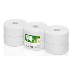 Picture 1 of Toiletpapier Satino jumbo comfort 317131 9.2cm x380m 2 laag wit
