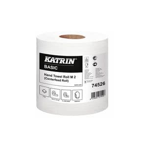 Picture 1 of Poetsrol midi katrin basic 19cm x135m 74526 2 lagen wit