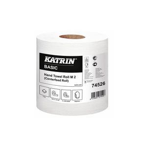 Picture 1 of Poetsrol midi katrin basic 19cm x135m 74526 2 laags wit