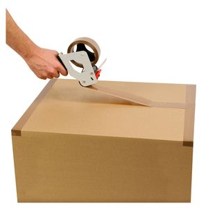 Picture 2 of PP acryl tape 48mm x 66m bruin 25µm