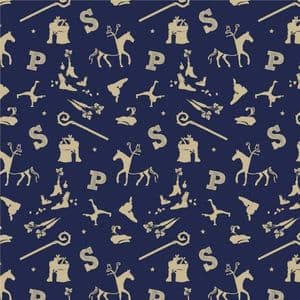 Picture 1 of Cadeaupapier sinterklaas 30cm x 150m 6005 gecoat papier 80gr / m2