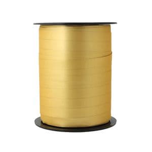 Picture 1 of Krullint mat metallic 10mm x 250m goud onbedrukt