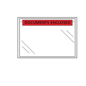 Picture 4 of Paklijstenveloppen plastic 165mm x 122mm A6 documents enclosed