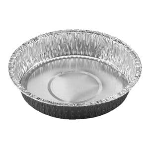 Picture 1 of Aluminium schaal rond 9cm x 2.1cm 145ml