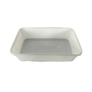 Picture 1 of Menubak 17.5cm x 11.9cm x 7.2cm 950ml 1vaks wit pp