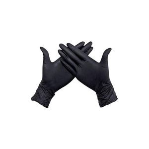 Picture 1 of Handschoenen Nitril ongepoederd 5 gram L zwart