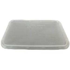 Picture 1 of Deksel rechthoek 17.6cm x 12cm x 1.1cm pp transparant