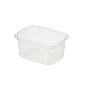 Picture 1 of Cup rechthoek 10.8cm x 8.2cm x 5cm 250ml pp transparant