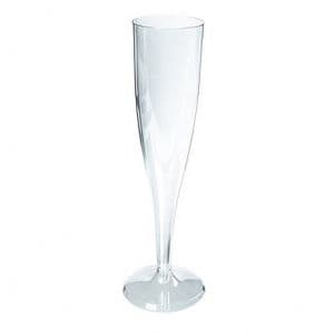 Picture 1 of Champagneglas op voet Reusable PP 100ml transparant