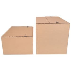 Picture 4 of Autolockdoos 304mm x 216mm x 130mm tot 220mm bruin