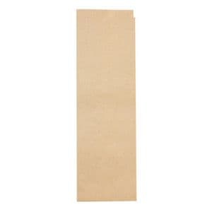 Picture 1 of Snack zakken frikandel 10cm x 8cm x 32cm 50gr / m2 ersatz bruin onbedrukt