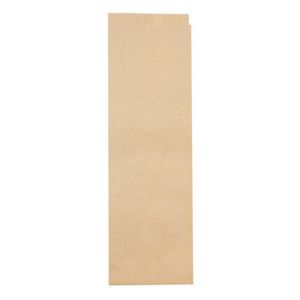 Picture 1 of Snack zakken frikandel 10cm x 8cm x 32cm 50gr / m2 ersatz bruin onbedrukt