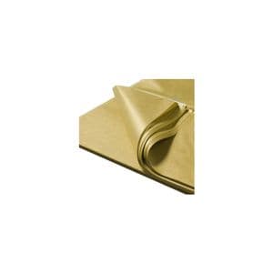 Picture 1 of Zijdevloei 50cm x 70cm goud 17gr / m2