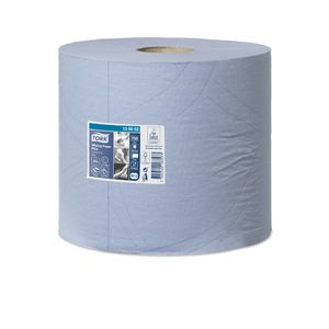 Picture 1 of Poetsrol tork wiper 420 advance 24cm x255m W1/W2 130052 2 laags blauw