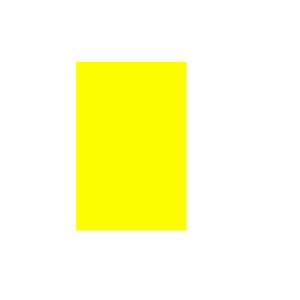 Picture 1 of Prijskaart fluor geel 8cm x 12cm rechthoek