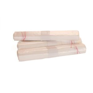 Picture 1 of Afvalzak 70cm x 15cm x 200cm 40µm transparant 400L geperforeerd met trekkoord ldpe