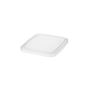 Picture 1 of Deksel vierkant 11.4cm x 11.4cm pp transparant