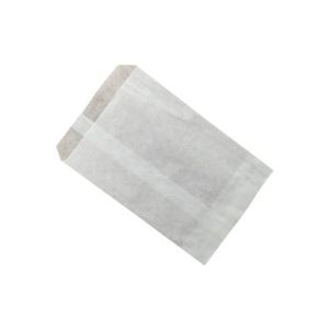 Picture 2 of Cadeauzakjes gebleekt kraft 13.5cm x 18cm wit onbedrukt 40gr / m2