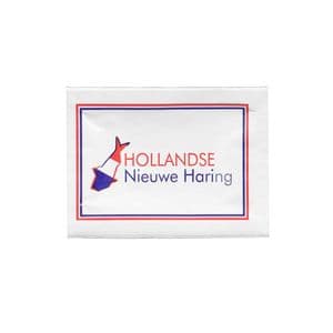 Picture 1 of Verfrissingsdoekjes per stuk verpakt hollandse nieuwe haring
