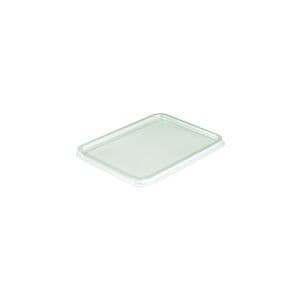Picture 1 of Deksel rechthoek 18.3cm x 13.5cm x 1.1cm pp transparant