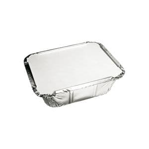 Picture 2 of Aluminium bakjes rechthoekig 14.2cm x 11.6cm x 4.1cm 450ml