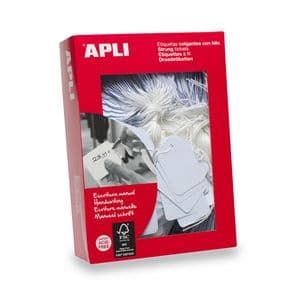 Picture 3 of Apli hanglabel 389 18mm x 29mm wit