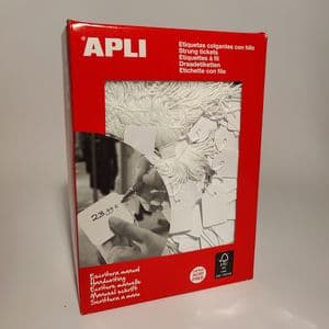 Picture 1 of Apli hanglabel 389 18mm x 29mm wit